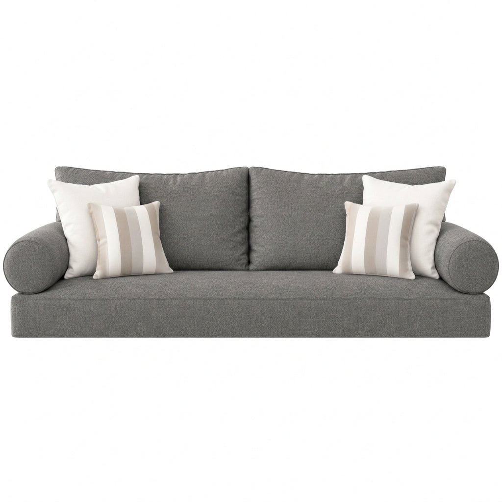 Twin 9-Piece Swing Bed Cushion Set – Cast Slate Sunbrella