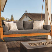 Crib 9-Piece Swing Bed Cushion Set – Cast Slate Sunbrella