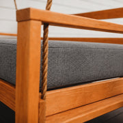 Crib Swing Bed Seat Cushion – Cast Slate Sunbrella