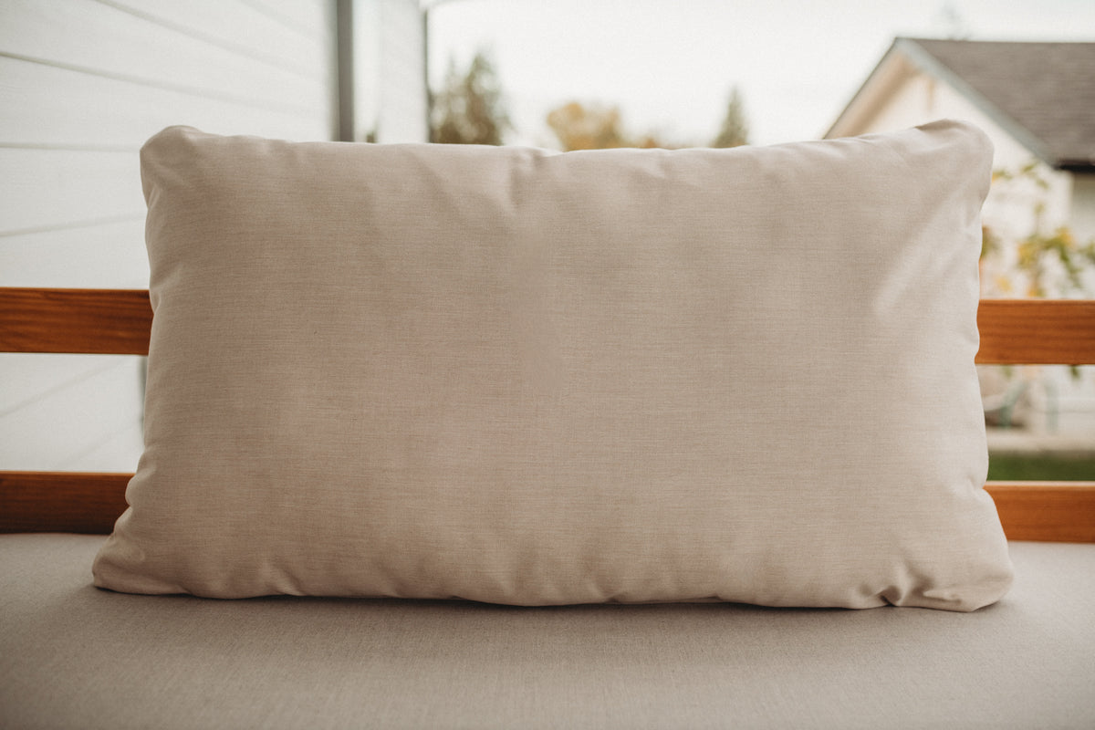 Full Swing Bed Back Cushion Set – Canvas Flax Sunbrella