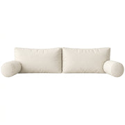 Twin Swing Bed Back Cushion + Bolster Set – Canvas Natural Sunbrella