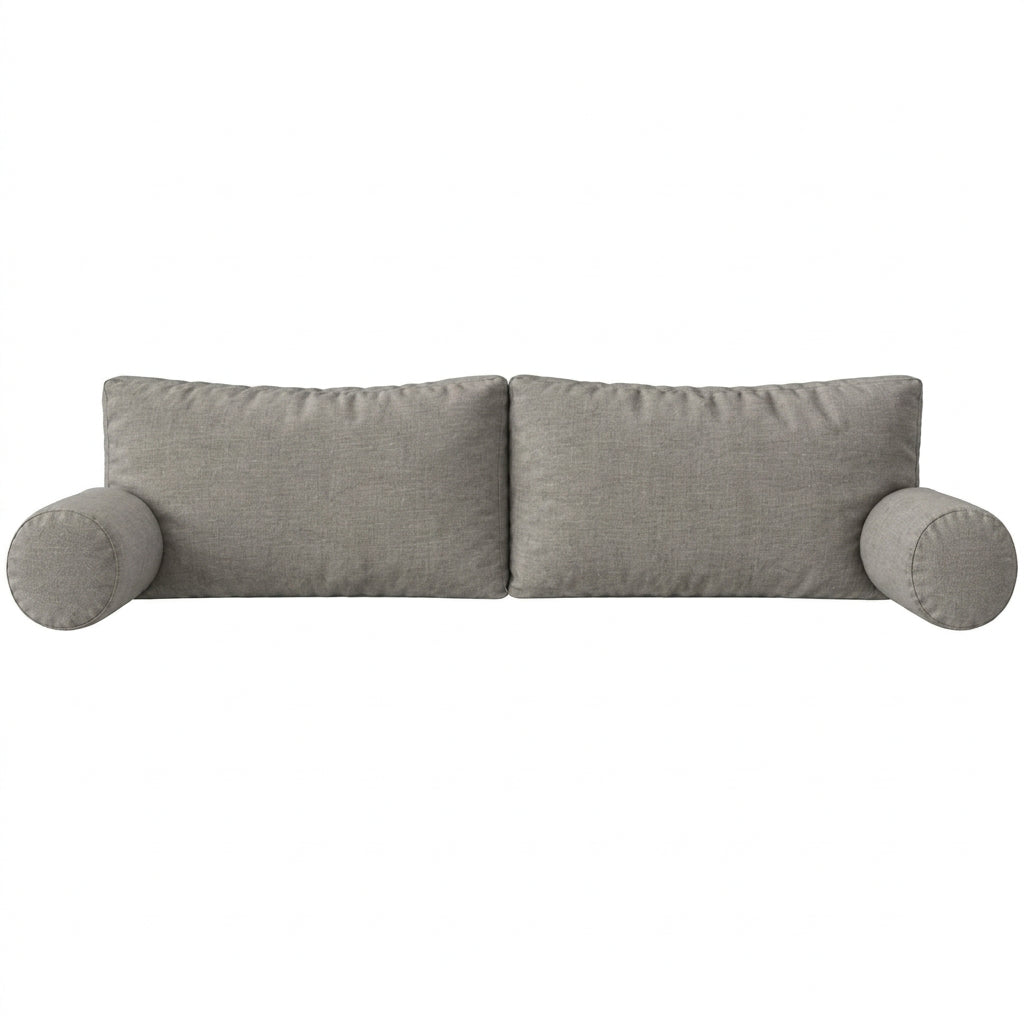 Full Swing Bed Back Cushion + Bolster Set – Cast Slate Sunbrella