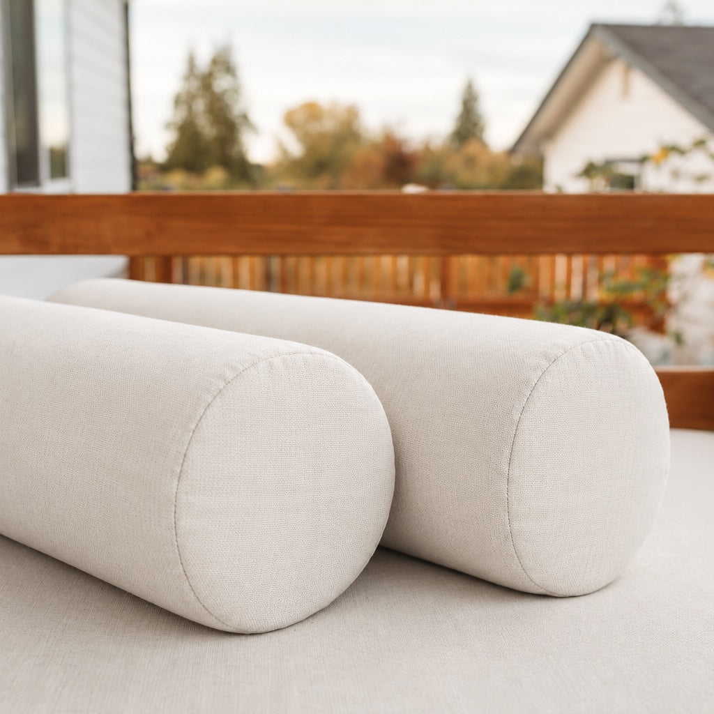 Full Swing Bed Bolster Set – Canvas Natural Sunbrella