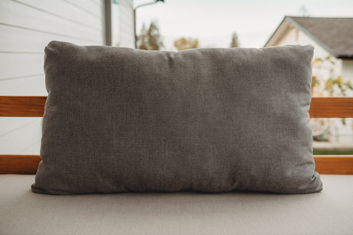 swing bed cushion cast slate
