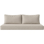 Twin Swing Bed Seat + Back Cushion Set – Canvas Flax Sunbrella