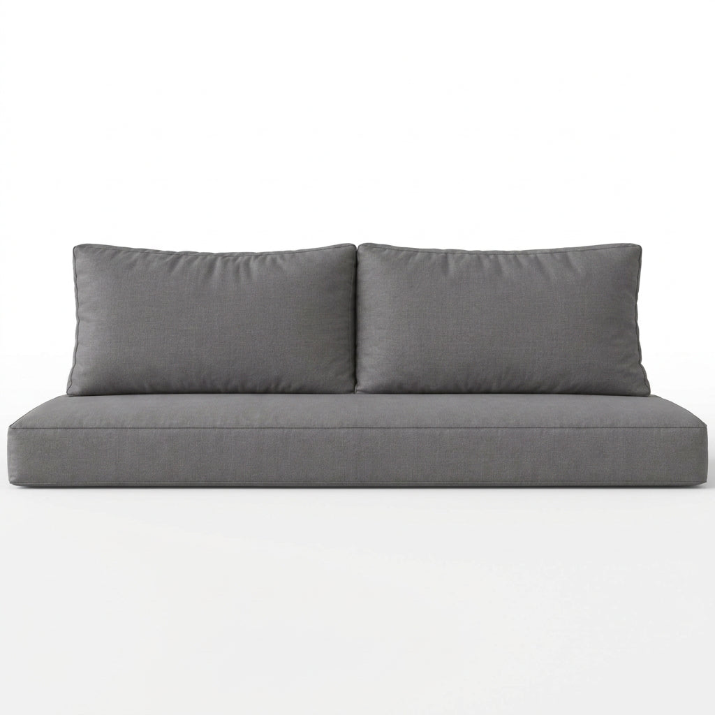 Full Swing Bed Seat + Back Cushion Set – Cast Slate Sunbrella