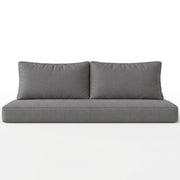 Twin Swing Bed Seat + Back Cushion Set – Cast Slate Sunbrella