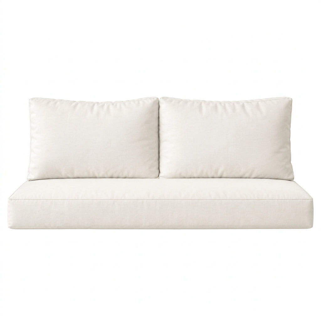 Full Swing Bed Seat + Back Cushion Set – Canvas Natural Sunbrella