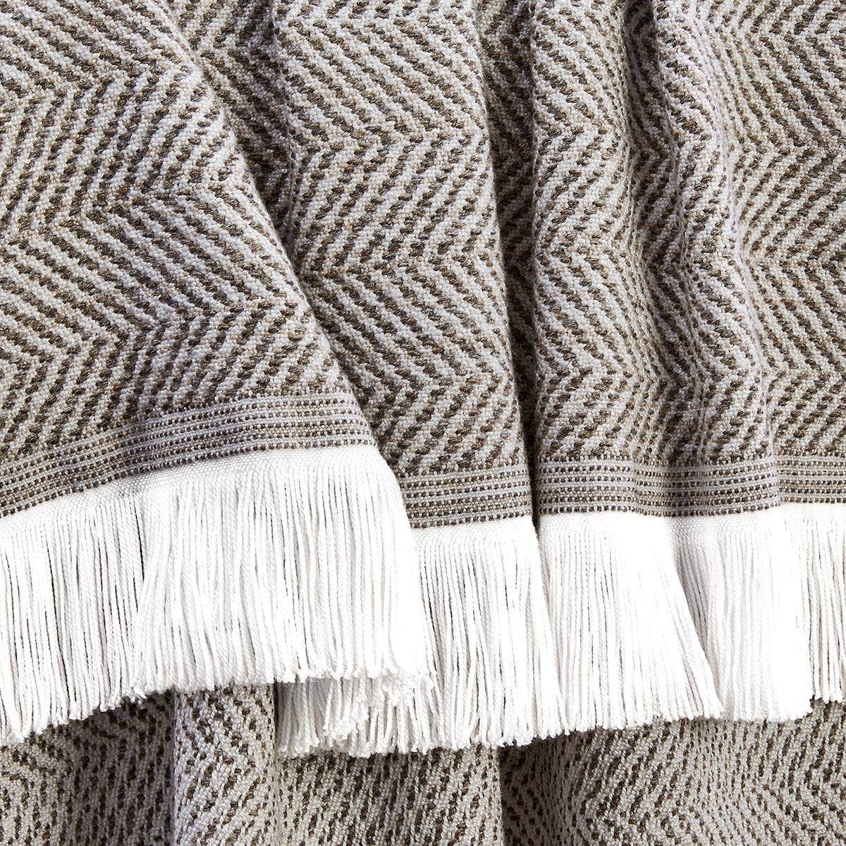 Sunbrella Herringbone Signature Indoor/Outdoor Throw