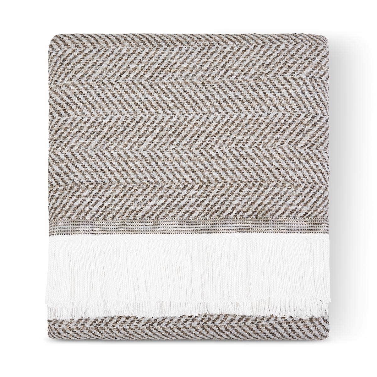 Sunbrella Herringbone Signature Indoor/Outdoor Throw
